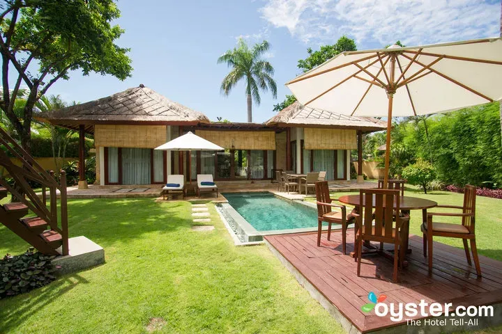 Private pool in the villa two bedroom at discovery kartika plaza hotel